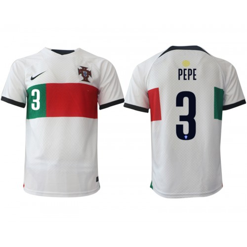 Pánský Fotbalový dres Portugalsko Pepe #3 MS 2022 Venkovní Krátký Rukáv